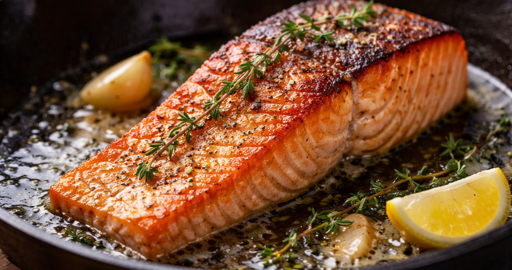 Як приготувати червону рибу на сковороді