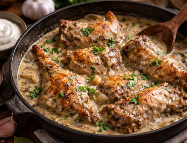 Як приготувати кролика в сметані