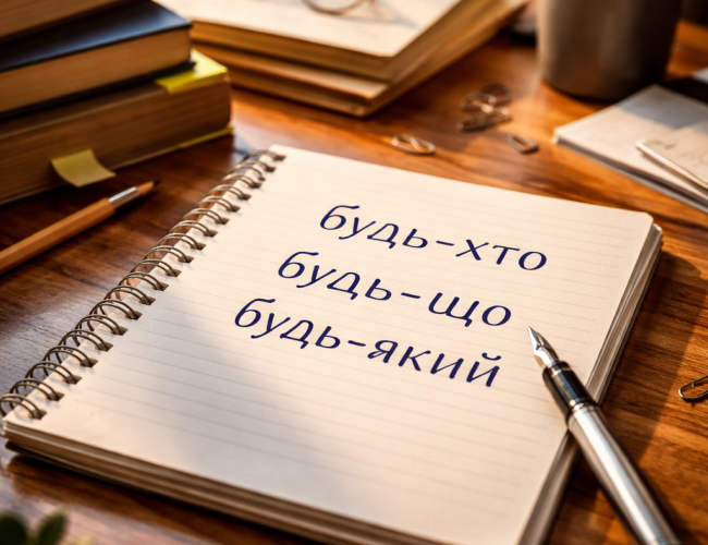 Як пишеться будь-хто