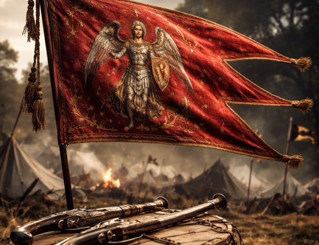 Бойовий прапор найбільша святиня козацтва