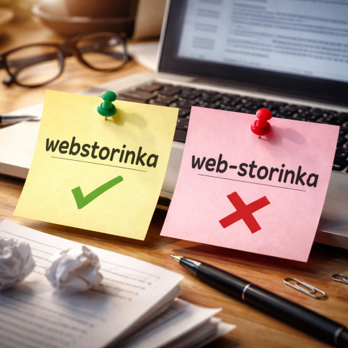 Як пишеться вебсторінка