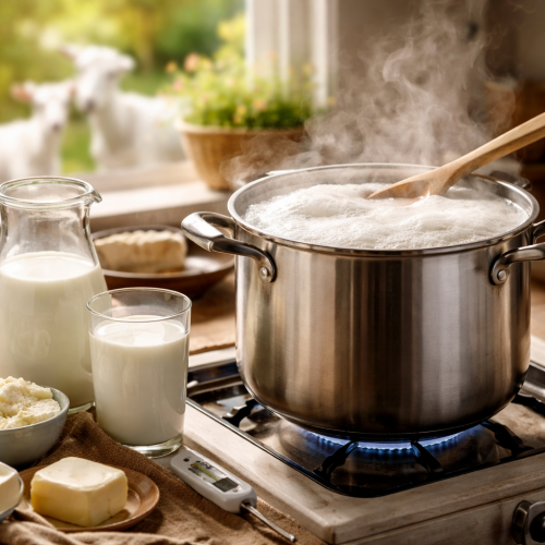 Чи можна кип’ятити козяче молоко