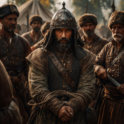 Як звали татарина якого козаки взяли в полон під час битви